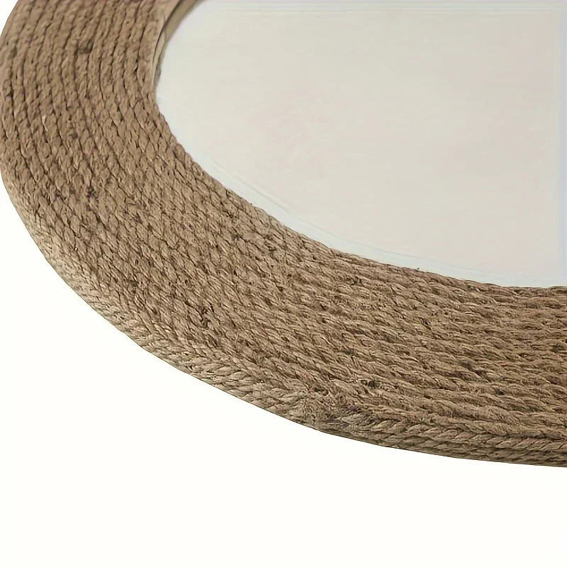 Wall Mirror - Natural Jute 26