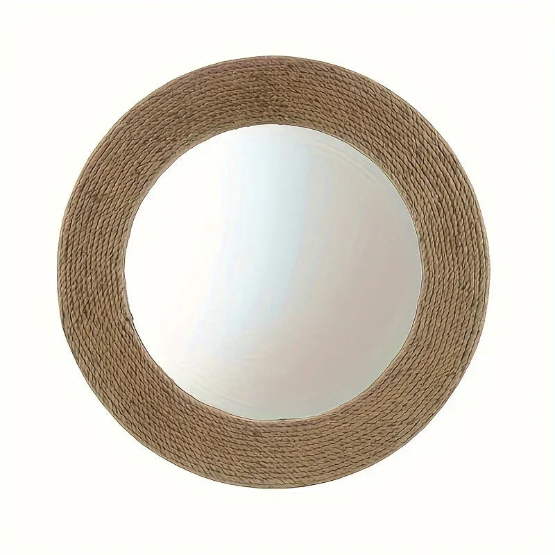 Wall Mirror - Natural Jute 26