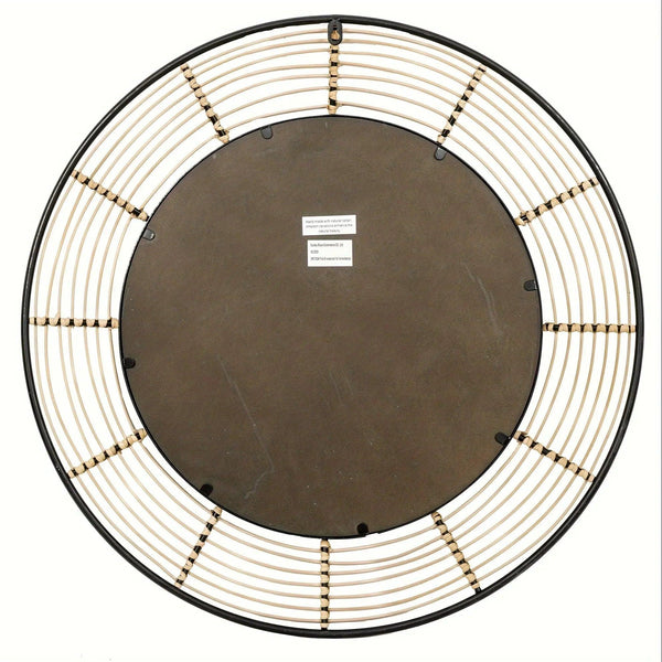 Wall Mirror - Rattan Large Round