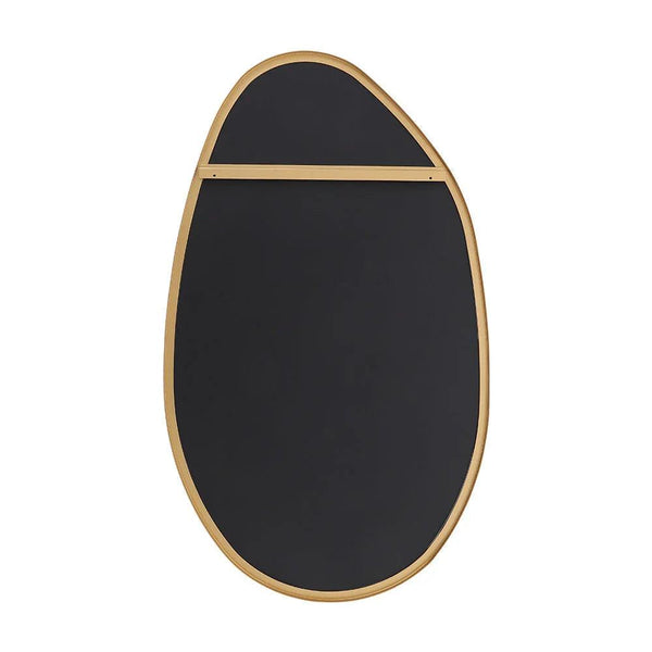Wall Mirror - Round Gold Metal