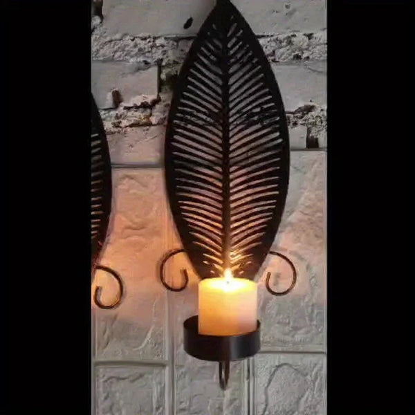Wall Sconces - Golden Metal 2pcs