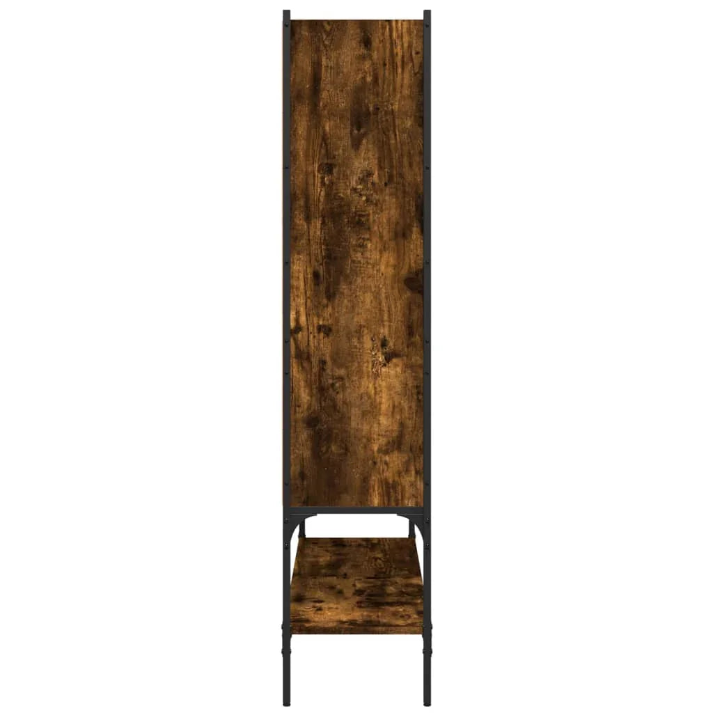 Wall Shelf - Geometric Smoked Oak Wooden