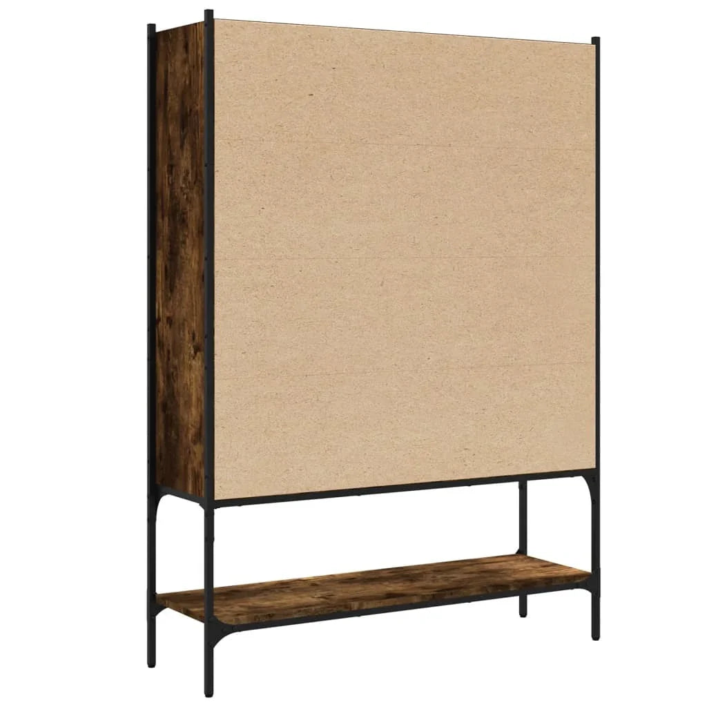 Wall Shelf - Geometric Smoked Oak Wooden
