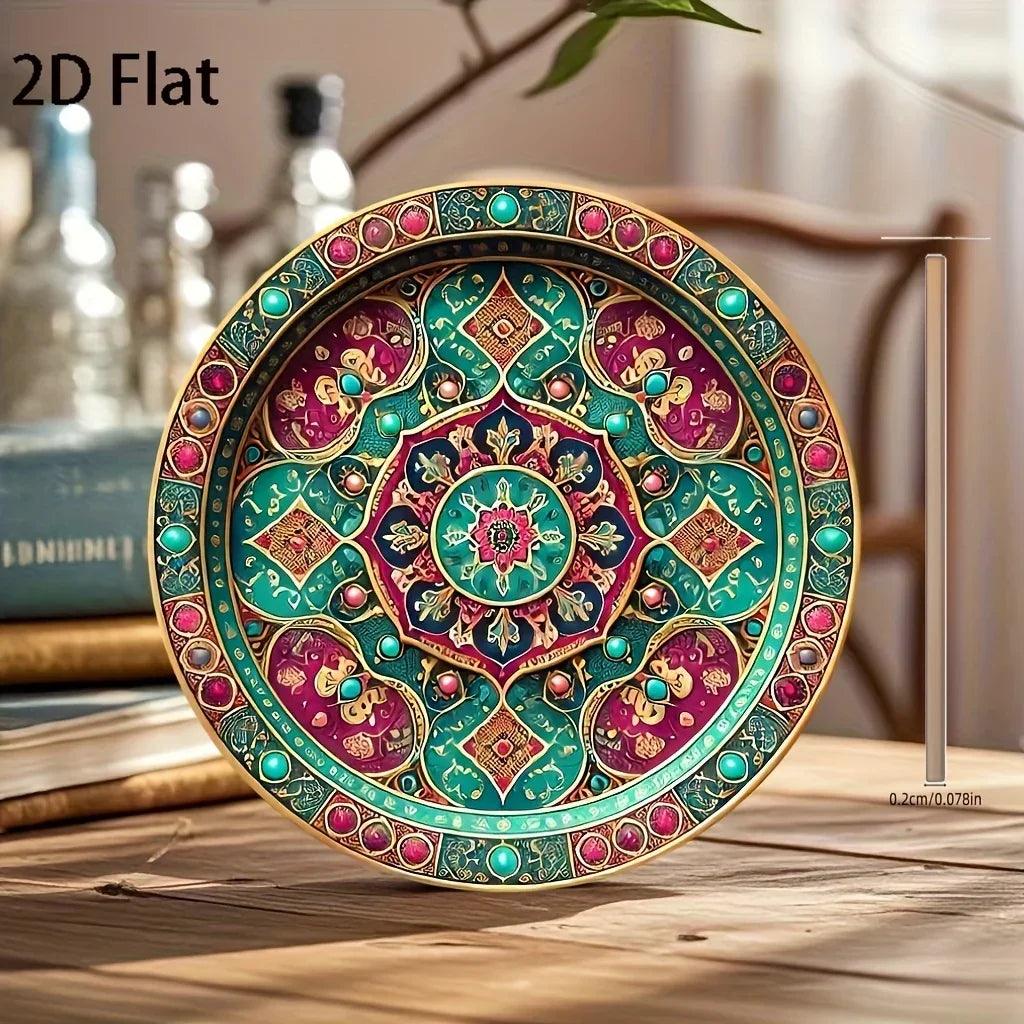 Wall Sign - Moroccan Wooden Round