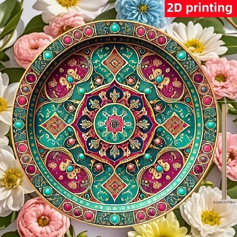 Wall Sign - Moroccan Wooden Round