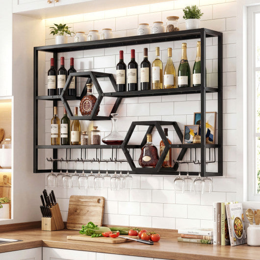 Wall Mounted Wine Rack 47