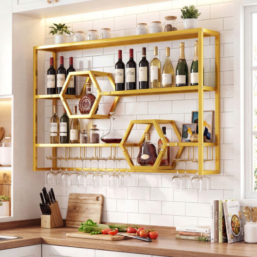 Wall Mounted Wine Rack 47