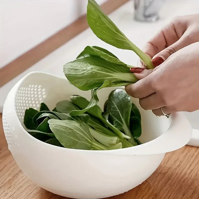 Washing Basket - Food-Safe Plastic with Drain
