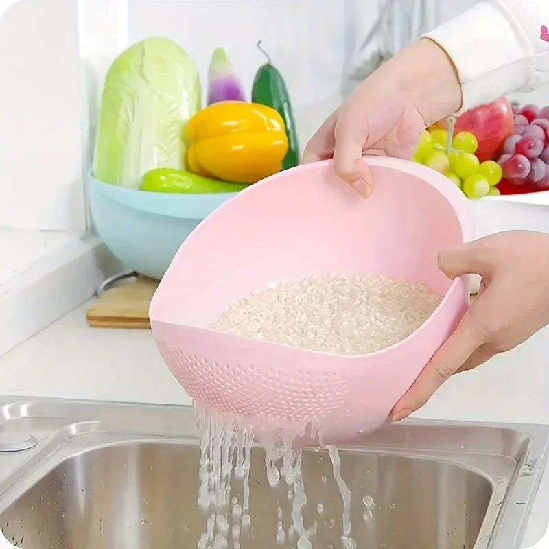 Washing Basket - Food-Safe Plastic with Drain