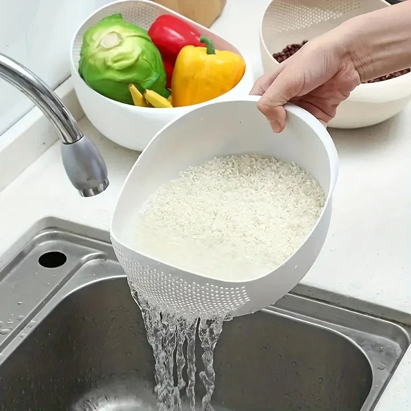 Washing Basket - Food-Safe Plastic with Drain