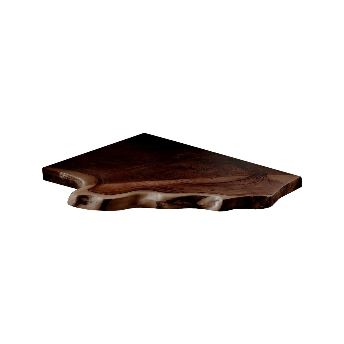 Wavedge Live Edge Floating Corner Shelf
