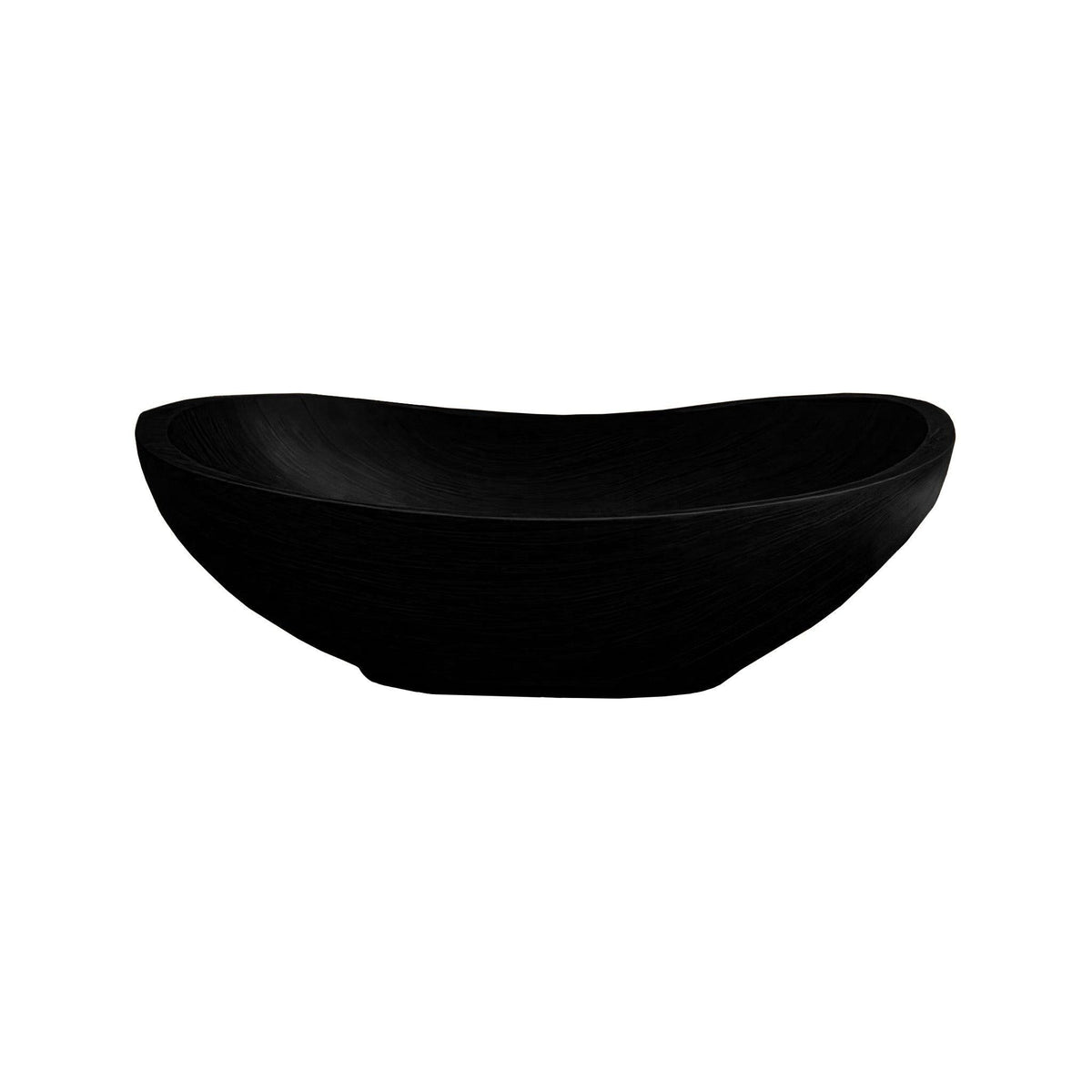 Waveform Handcrafted Wood Vessel Sink