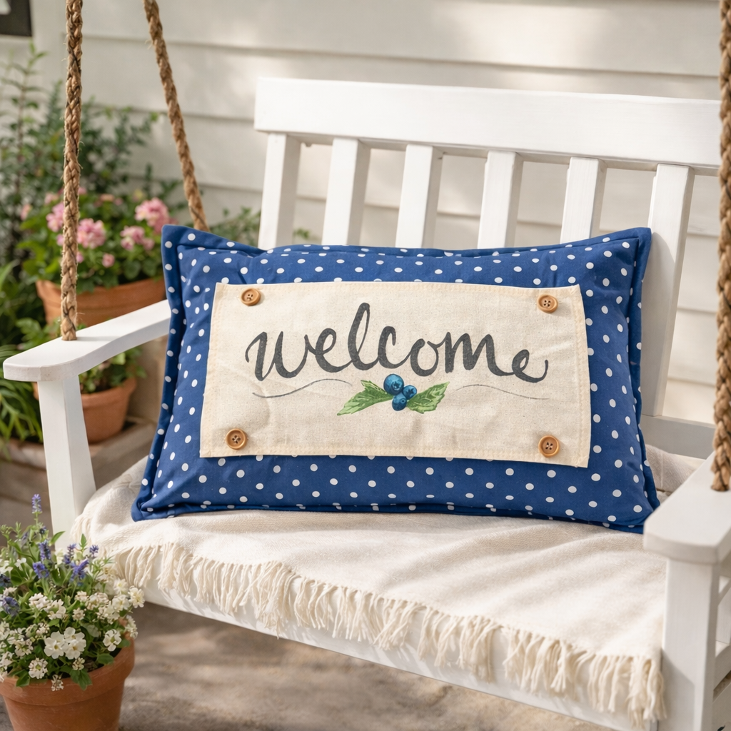 NEW! RECTANGLE SPRING/SUMMER/FALL BUNDLE:  3 seasons + CHARCOAL REC. pillow:  NEW WELCOME, FIREWORK TRUCK, TRACTOR FIELD
