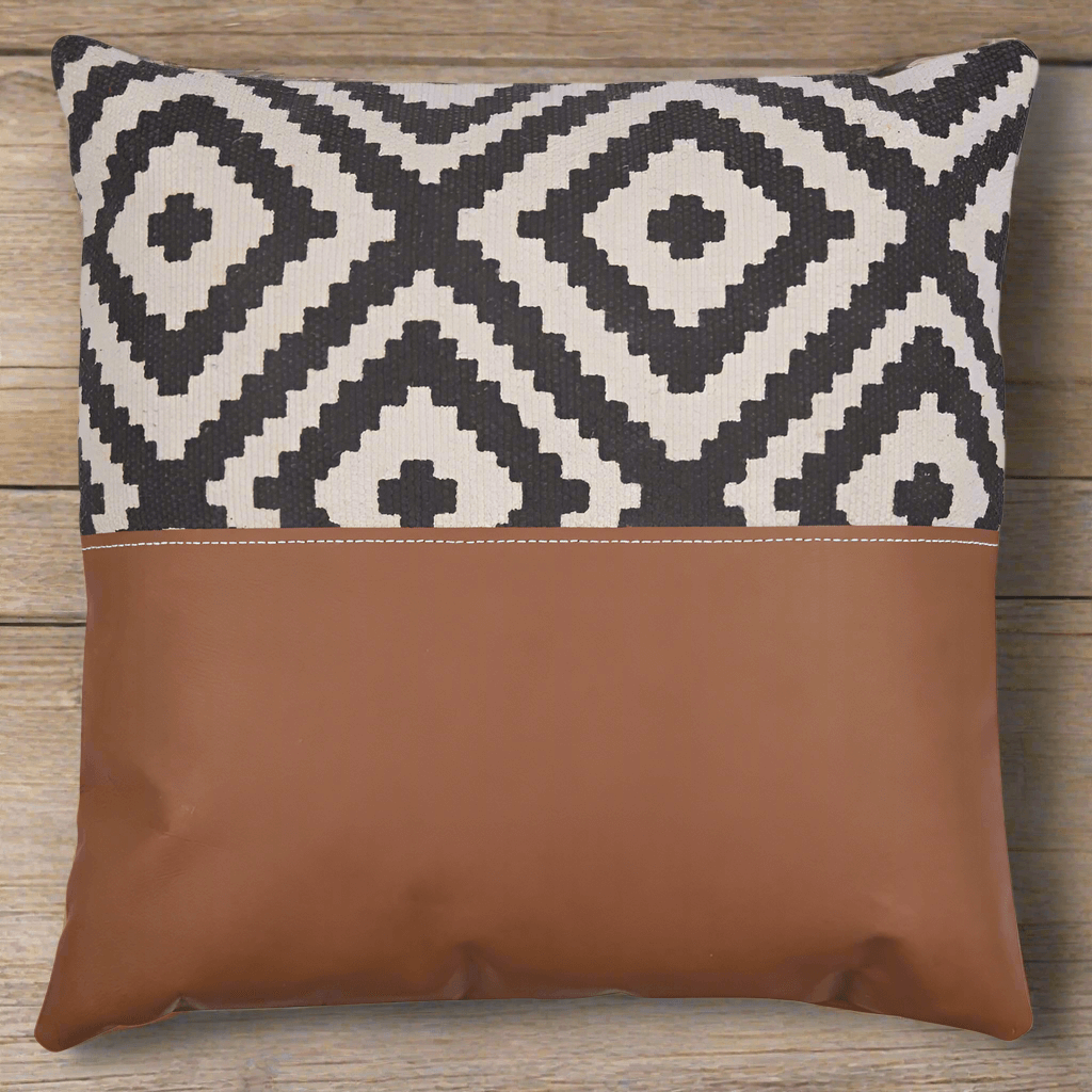 Western Aztec Throw Pillow