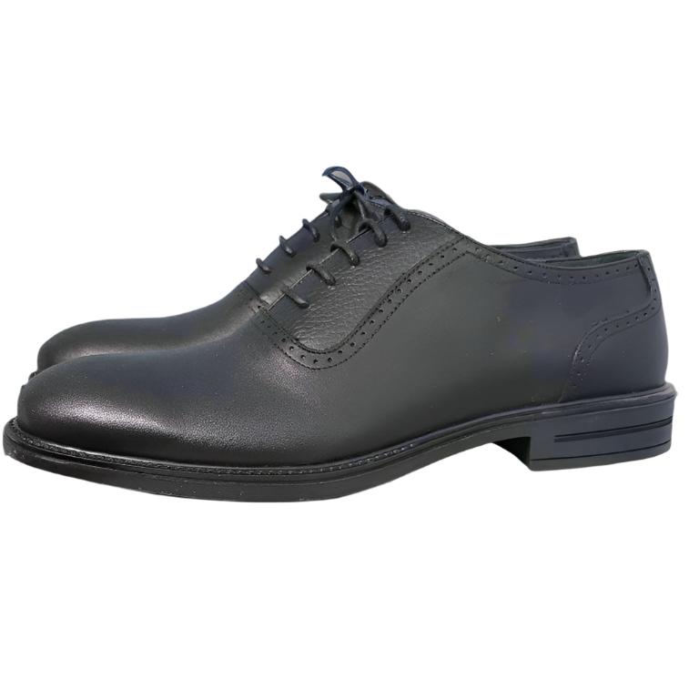 Hyndaza - men's Leather oxford dress shoes with pebbled detailing (signature)