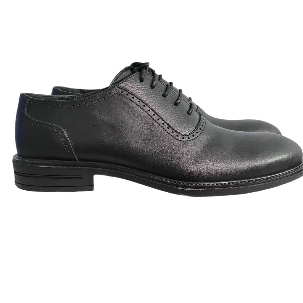 Hyndaza - men's Leather oxford dress shoes with pebbled detailing (signature)