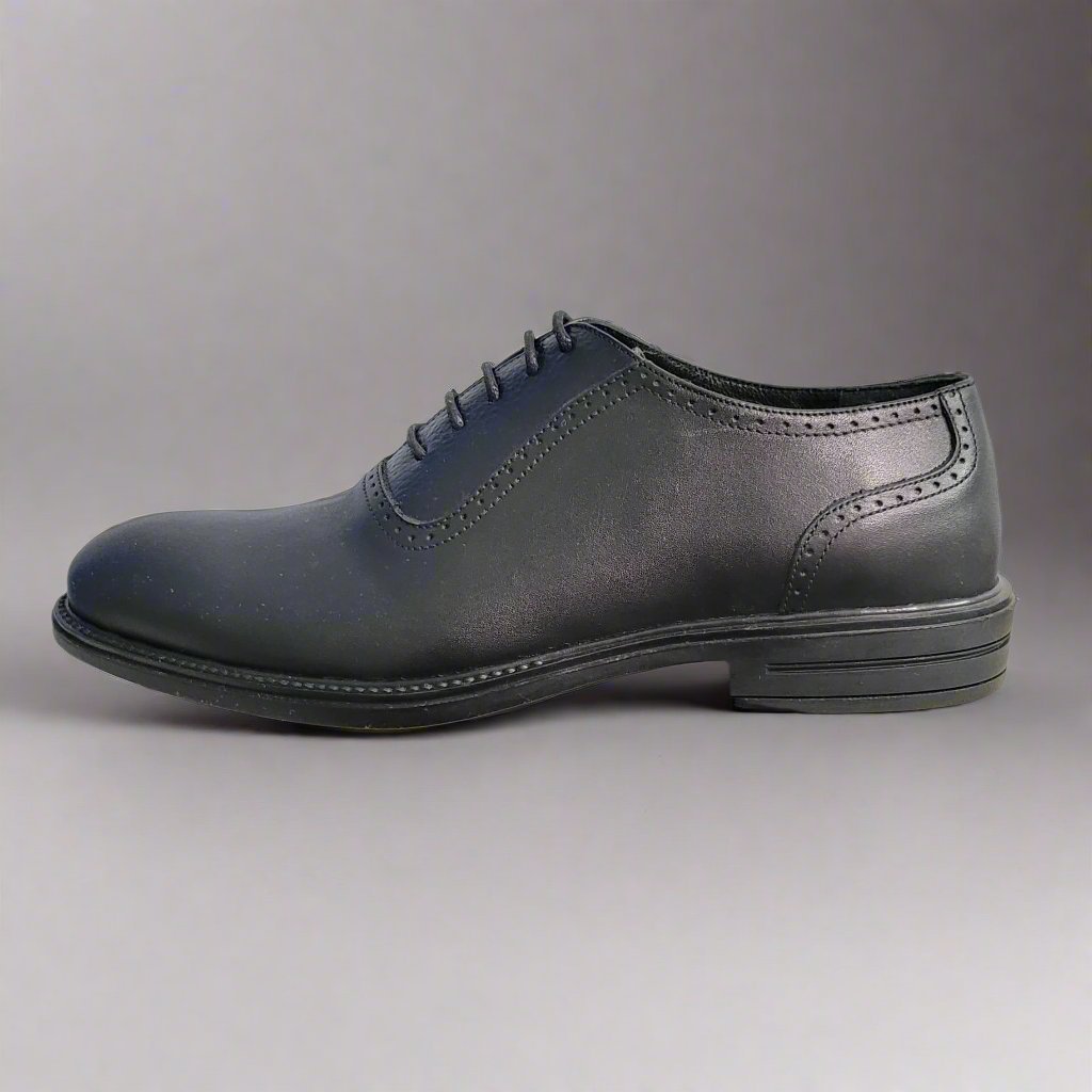 Hyndaza - men's Leather oxford dress shoes with pebbled detailing (signature)