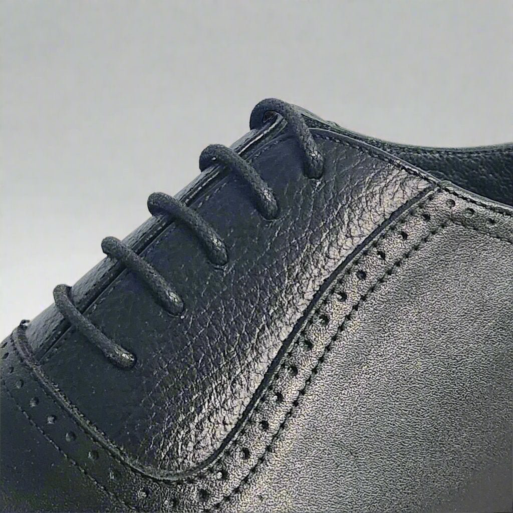 Hyndaza - men's Leather oxford dress shoes with pebbled detailing (signature)