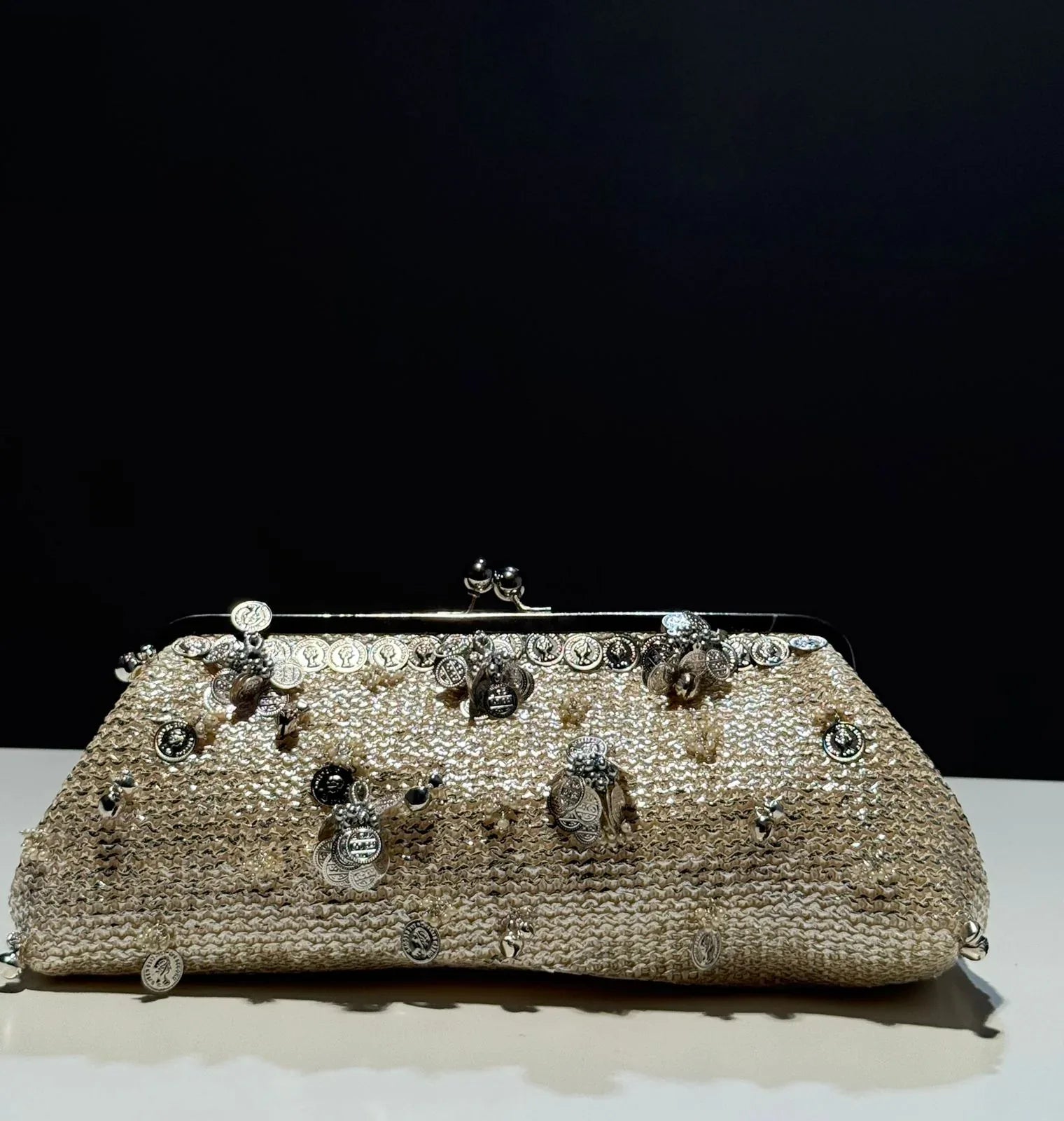 The Aurora Kiss-Clip Evening Clutch