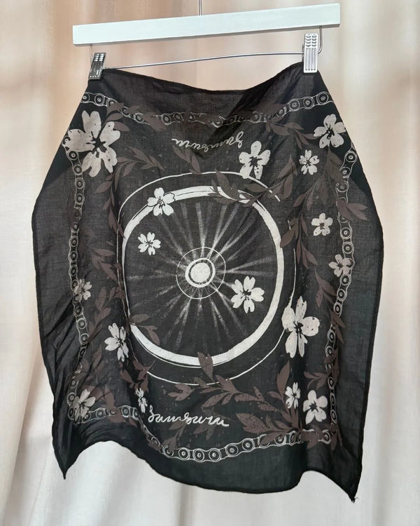 Wheelie Cute Bandana -  Black