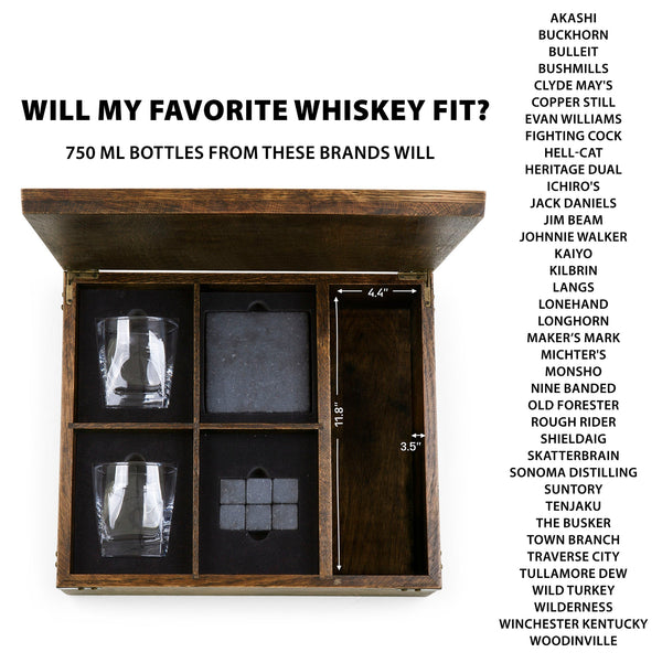 Whiskey Box Gift Set Picnic Time Family of Brands