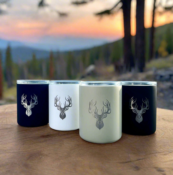 Limited Edition Deer Hunter Set of 4 Whiskey Glasses