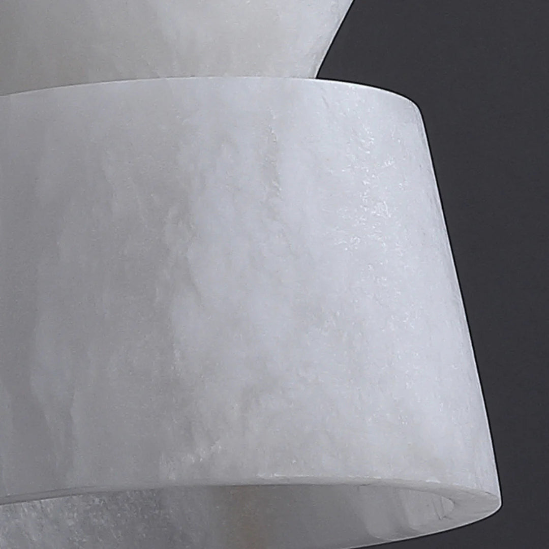 White Alabaster Pendant Light
