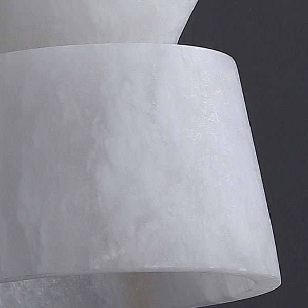 White Alabaster Pendant Light