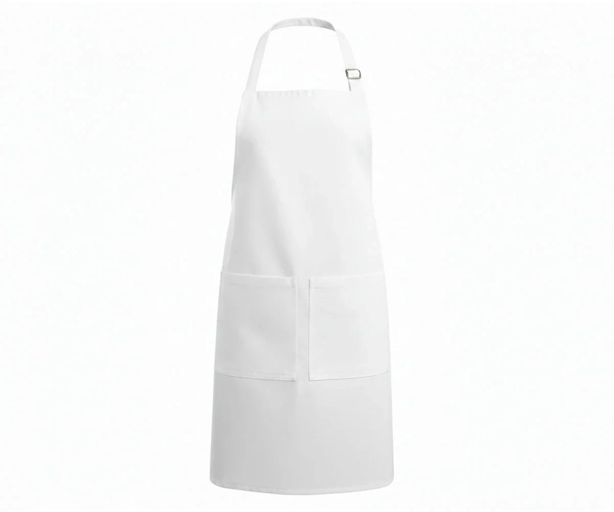 White Apron - 100% Cotton Apron