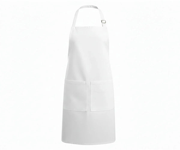 White Apron - 100% Cotton Apron