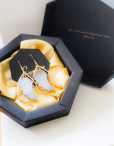 White Druzy Quartz 