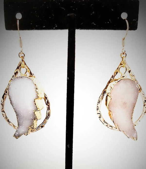 White Druzy Quartz 