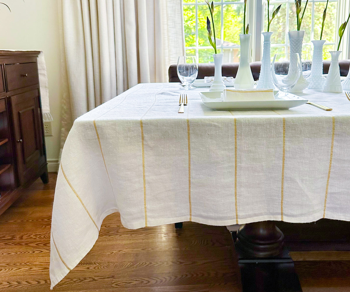 Rectangle Tablecloth - Linen Tablecloth
