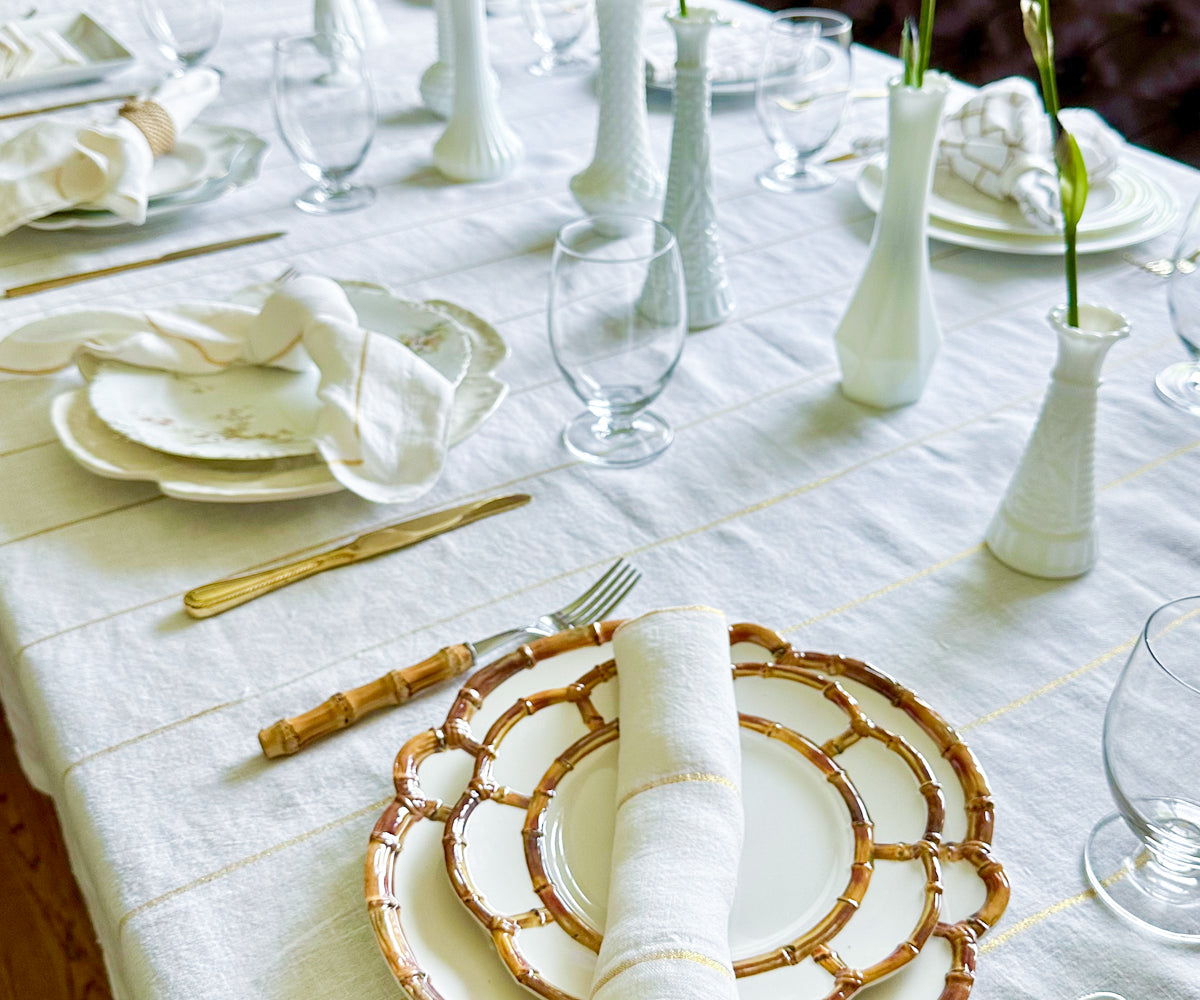 Rectangle Tablecloth - Linen Tablecloth
