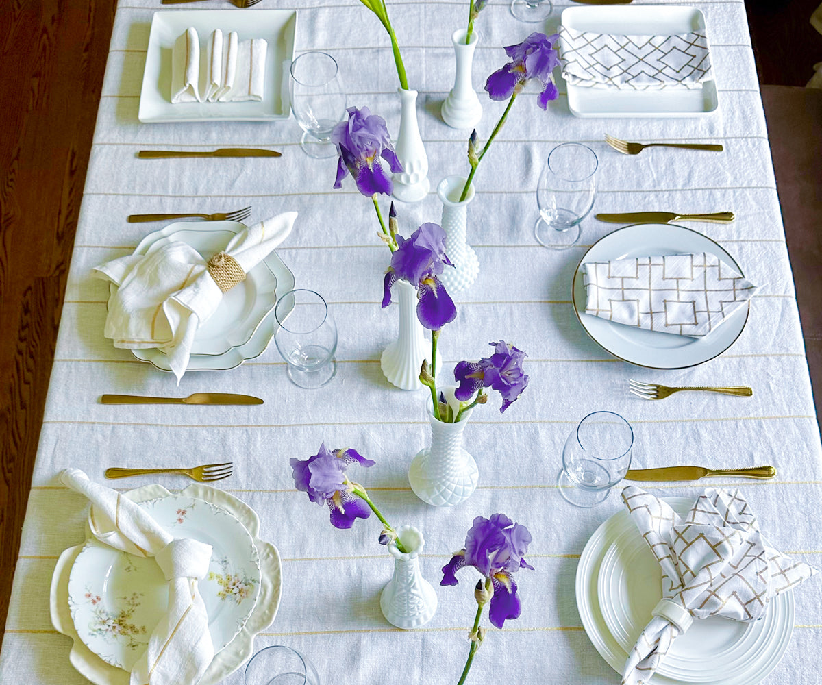 Rectangle Tablecloth - Linen Tablecloth