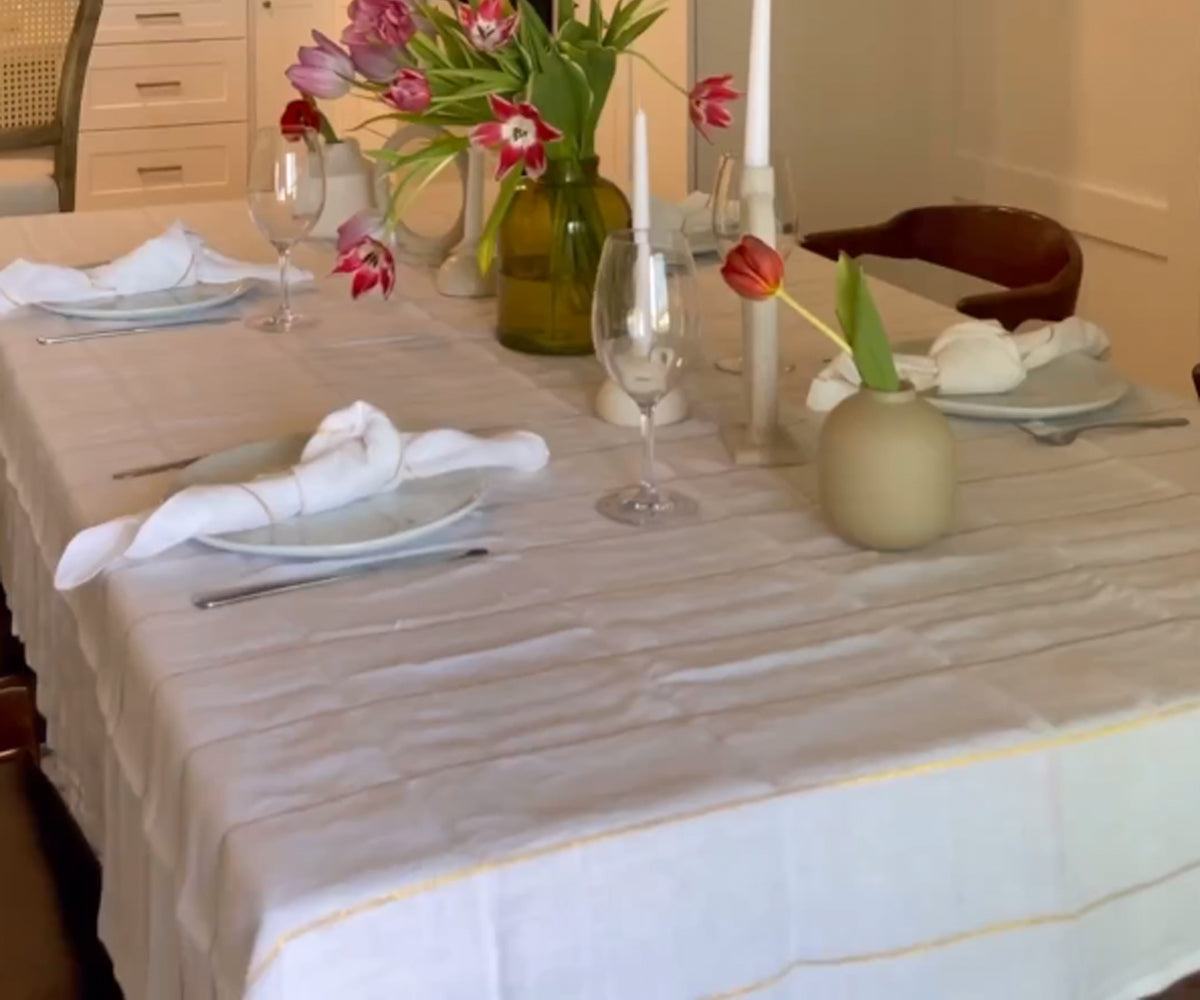 Rectangle Tablecloth - Linen Tablecloth