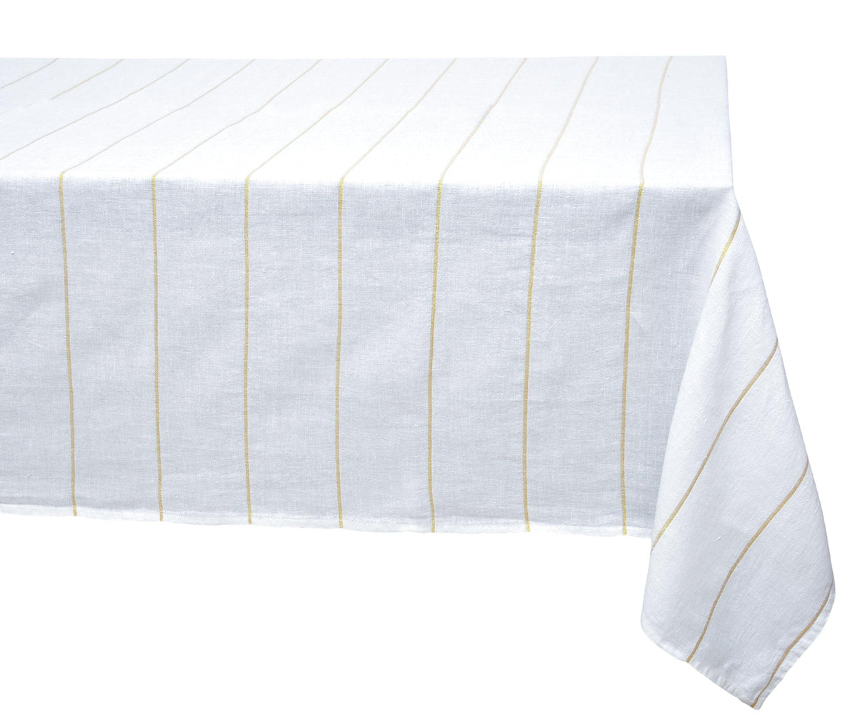 Gold Lurex Metallic Tablecloth