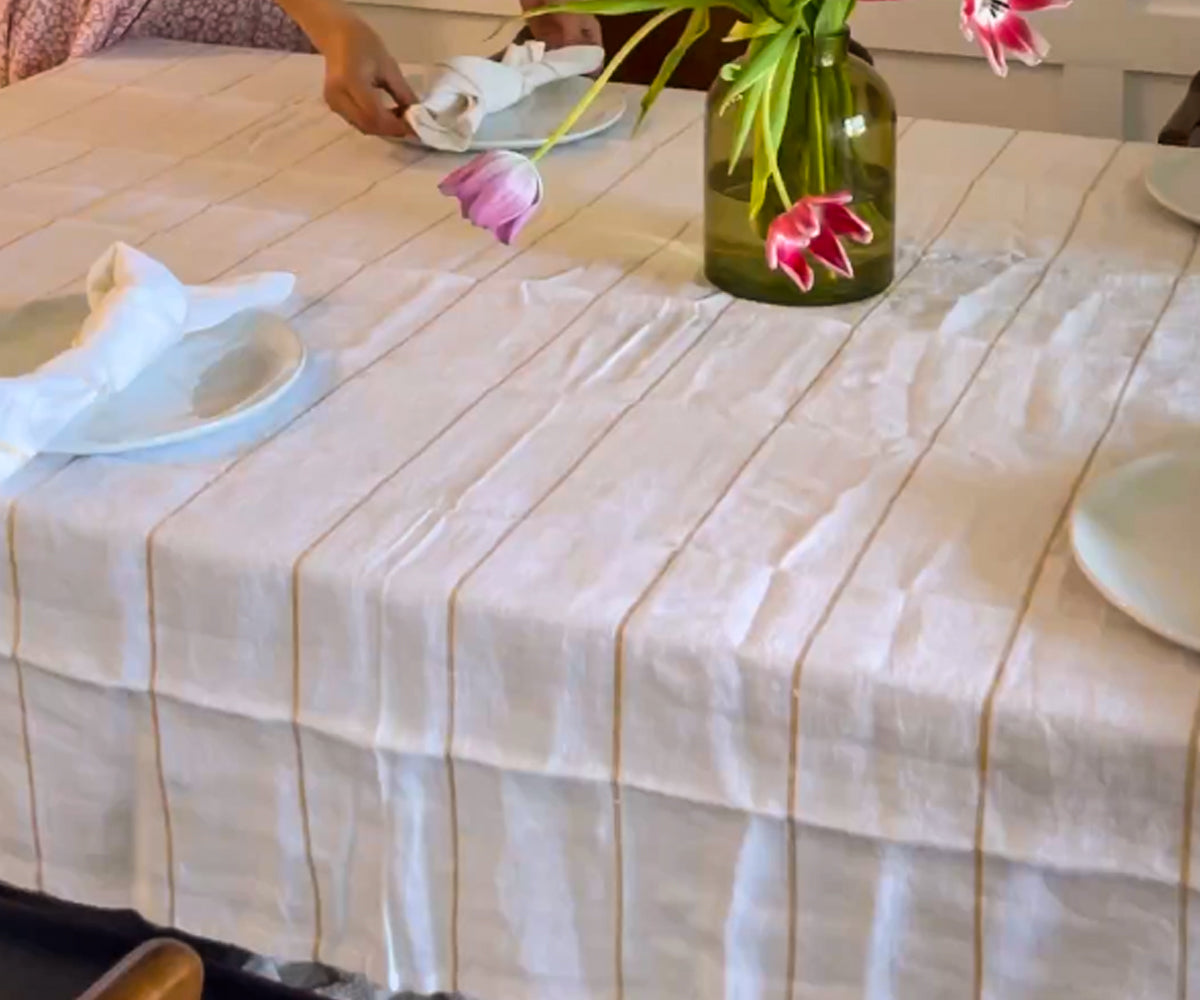 Rectangle Tablecloth - Linen Tablecloth