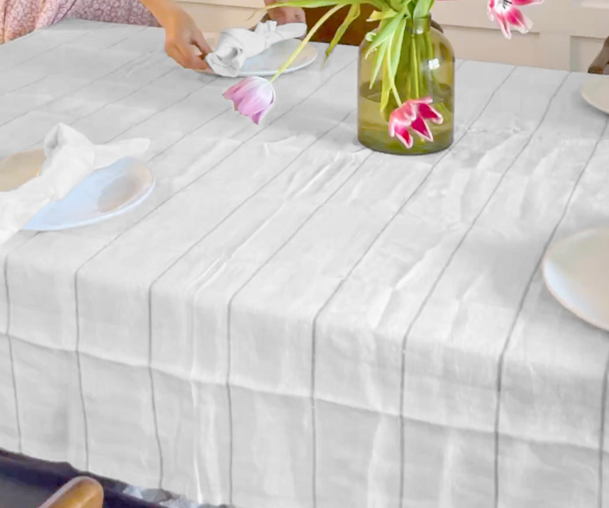 Rectangle Tablecloth - Linen Tablecloth