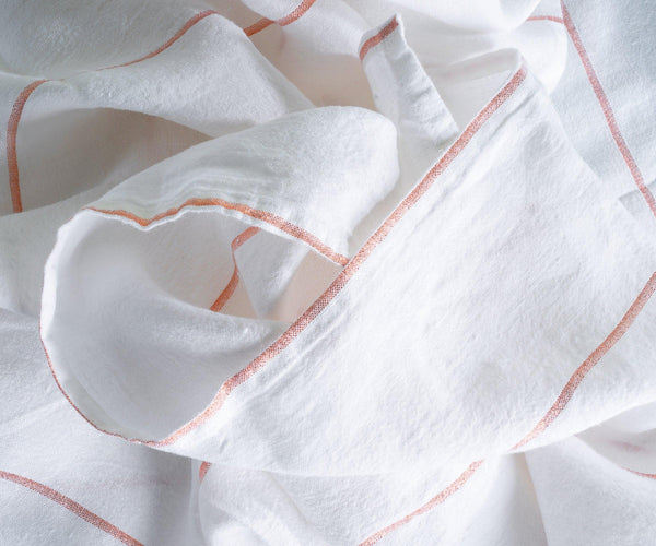 Linen Tablecloth - Striped Rectangle Tablecloth