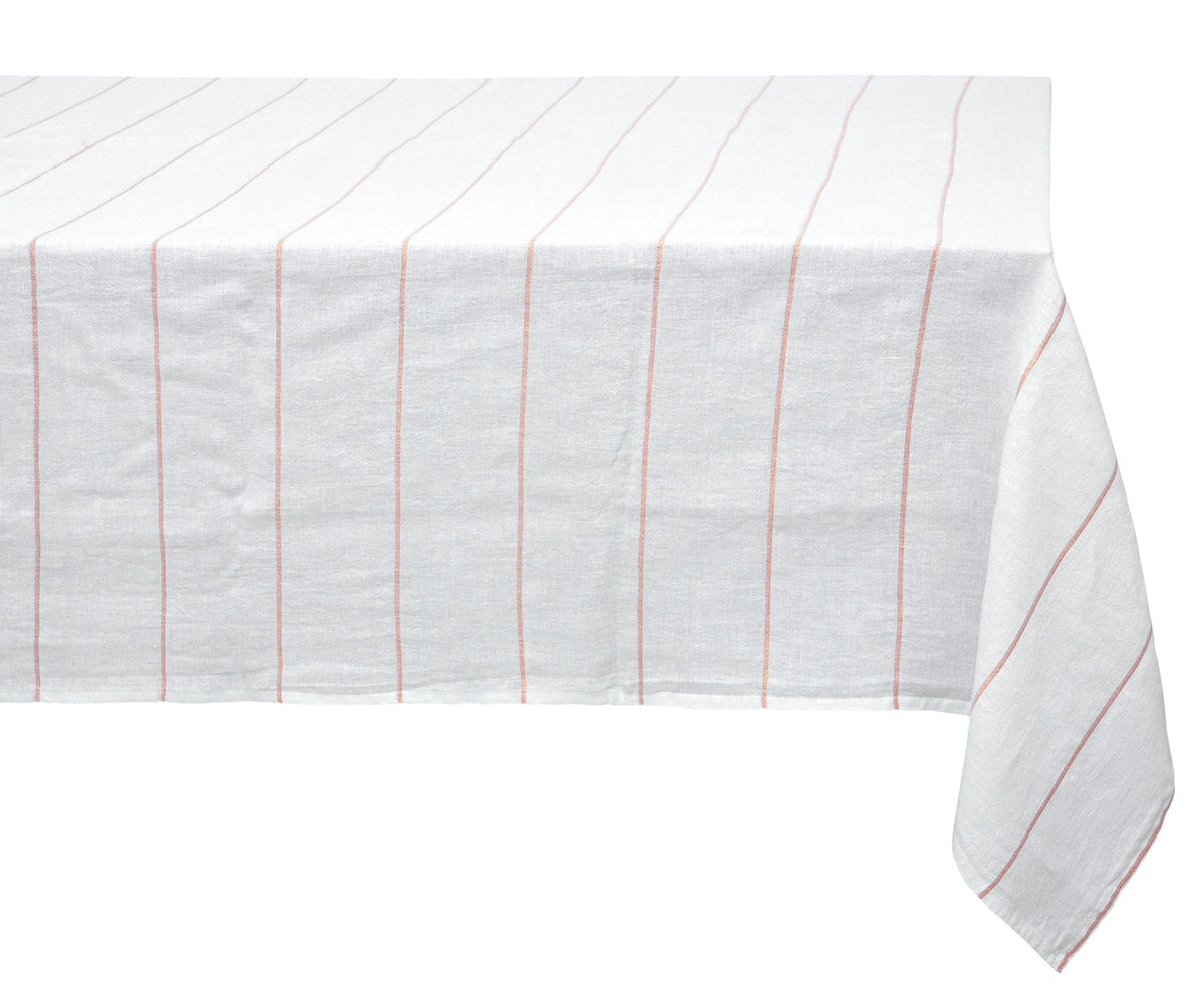 Linen Tablecloth - Striped Rectangle Tablecloth