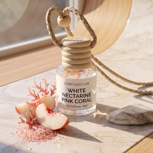 Luxury Car Diffuser — Nature Scents, 8ml Refillable, Long-Lasting Fragrance