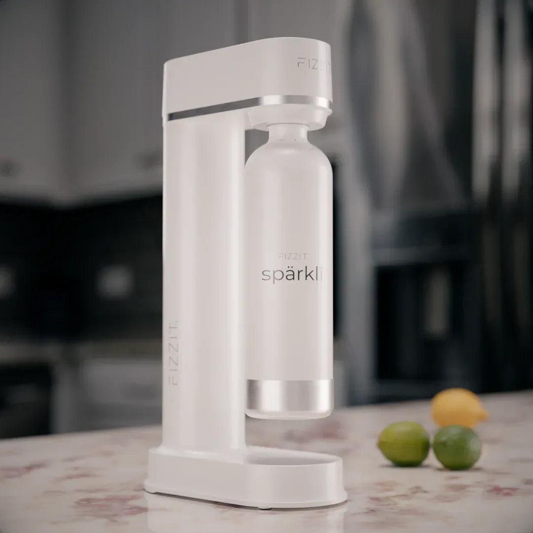 Fizzit Spärklï Carbonated Water Soda Maker with Stainless Steel Bottle Included - Gifts for You 'n Me