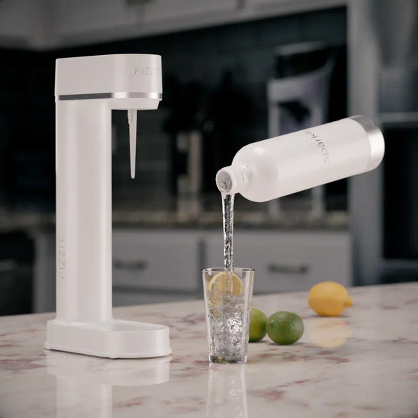 Fizzit Spärklï Carbonated Water Soda Maker with Stainless Steel Bottle Included - Gifts for You 'n Me