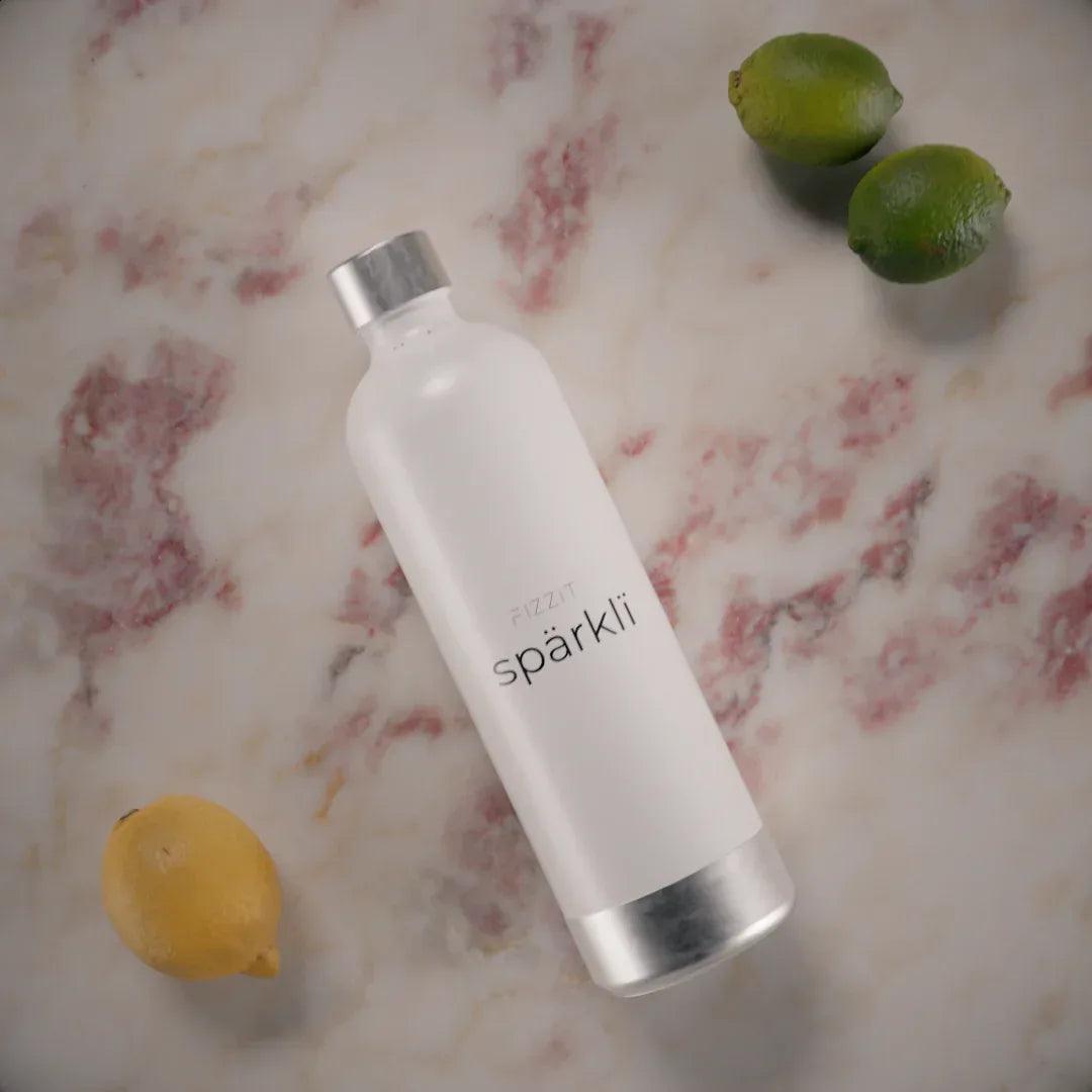 Fizzit Spärklï Carbonated Water Soda Maker with Stainless Steel Bottle Included - Gifts for You 'n Me