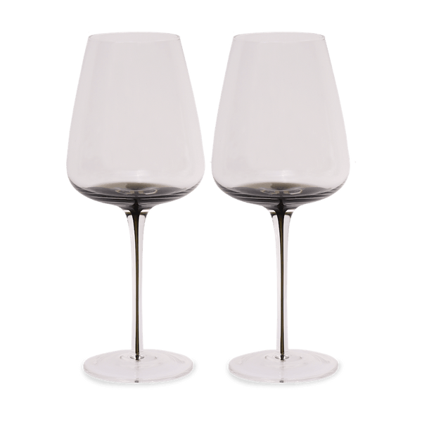 Smoke Stem White Wine Glasses