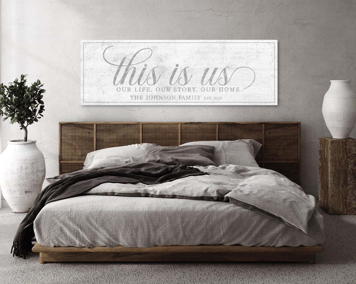 This Is Us Wall Art – Our Life, Our Story, Our Home