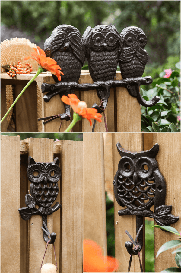 Cast Iron Owl Hook VagabondVintage