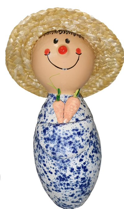 7 inch Gardeners with Straw Hats