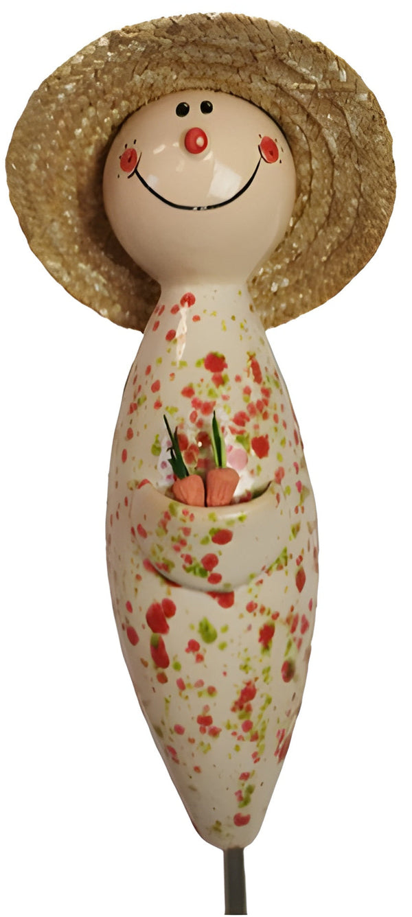 12 inch Gardeners with Straw Hats